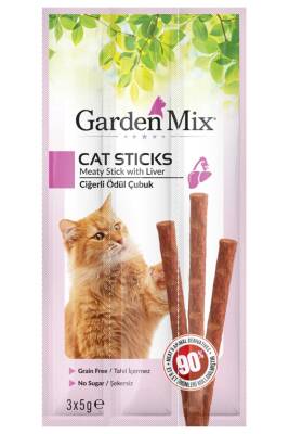 Garden Mix Ciğerli Kedi Ödül Çubuğu 3x5gr - 1