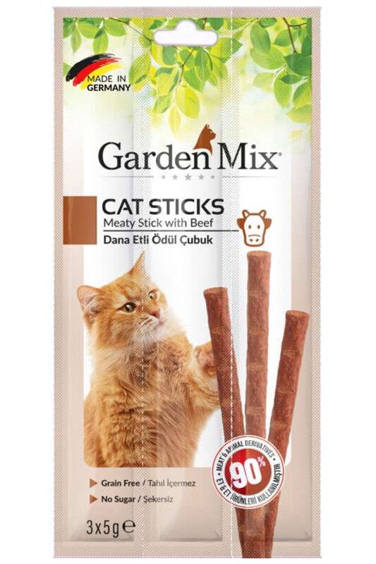 Garden Mix Dana Etli Kedi Ödül Çubuğu 3x5gr - 1