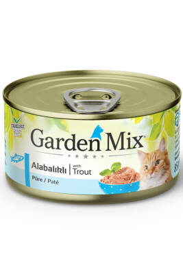 Garden Mix Kıyılmış Alabalıklı Tahılsız Yetişkin Kedi Konservesi 85gr - 1