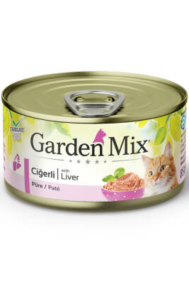 Garden Mix Kıyılmış Ciğerli Tahılsız Konserve Kedi Maması 85gr - 1