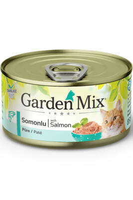 Garden Mix Kıyılmış Somonlu Tahılsız Yetişkin Kedi Konservesi 85gr - 1