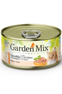 Garden Mix Kıyılmış Tavuklu Tahılsız Yetişkin Kedi Konservesi 85gr - 1