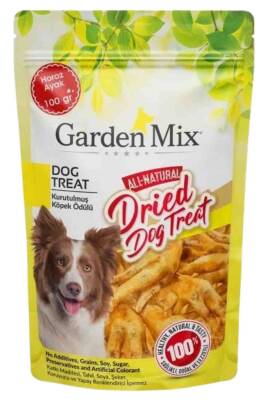 Garden Mix Kurutulmuş Horoz Ayak Köpek Ödülü 100gr - 1