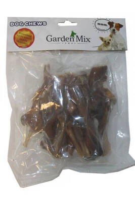 Garden Mix Kurutulmuş Kuzu Kelle Derisi Köpek Ödül Maması Naturel 100gr - 1