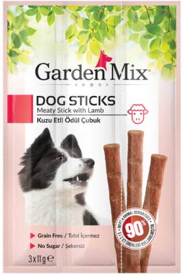 Garden Mix Kuzu Etli Köpek Ödül Çubuğu 3x11gr - 1