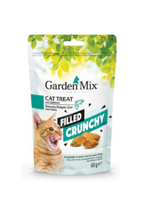 Garden Mix Somonlu İçi Dolgulu Kedi Ödül Maması 60gr - GARDEN MIX