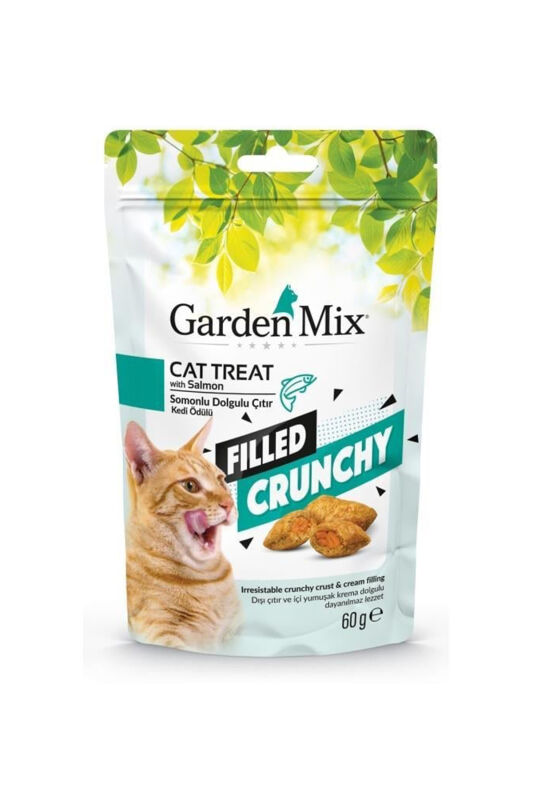 Garden Mix Somonlu İçi Dolgulu Kedi Ödül Maması 60gr - 1
