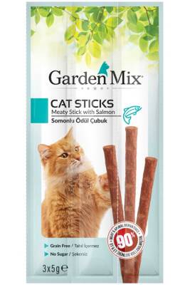 Garden Mix Somonlu Kedi Ödül Çubuğu 3x5gr - 1