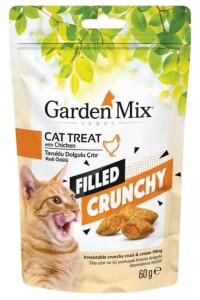 Garden Mix Tavuklu İçi Dolgulu Kedi Ödül Maması 60 Gram