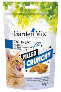 Garden Mix Ton Balıklı İçi Dolgulu Kedi Ödül Maması 60 Gram
