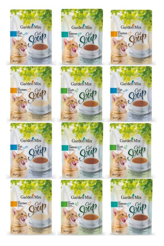 Gardenmix Karışık Kedi Çorbası 40 Gr (12 Adet) - 2