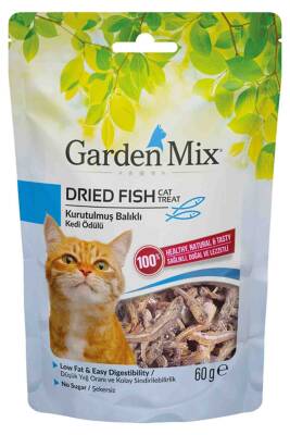 Gardenmix Kurutulmuş Balıklı Kedi Ödül Maması 60gr - 1