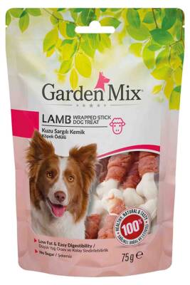 Gardenmix Kuzu Sargılı Kemik Köpek Ödül Maması 75gr - 1