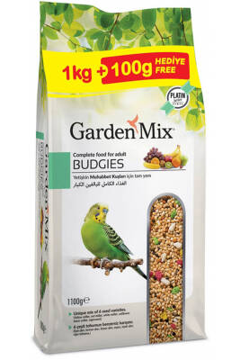 Gardenmix Platin Meyveli Muhabbet Kuş Yemi 1.1 Kg - 1