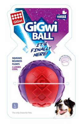 Gigwi Ball Sert Plastik Top Köpek Oyuncağı 7 cm - 1