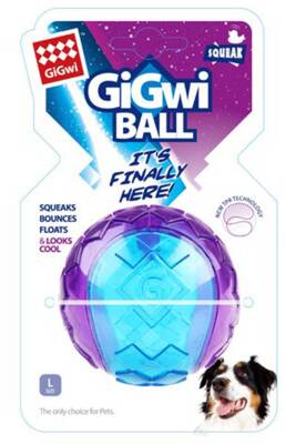 Gigwi Ball Sert Top 7 cm Şeffaf Köpek Oyuncağı - 1