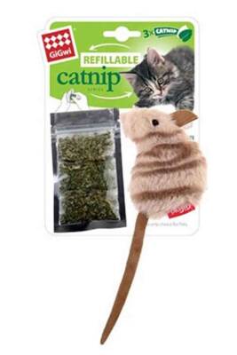 Gigwi Catnip Hazneli Fare Kedi Oyuncağı - 1