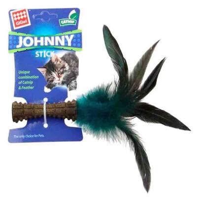 Gigwi Johnny Stick Catnipli Doğal Tüylü Kedi Oyuncağı - 1