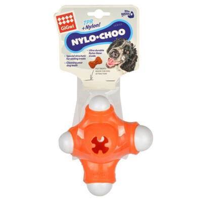 Gigwi Nylo-Choo Köpekler için Diş Kaşıyıcı Ödül Oyuncağı 15cm - 1