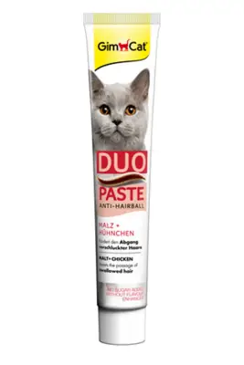 GimCat Anti Hairball Duo Paste Tavuklu Malt Kedi Macunu 50gr - 1