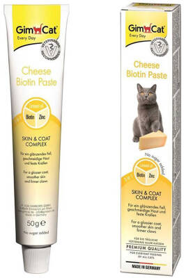 GimCat Cheese Biotin Tüy Sağlığı Peynirli Kedi Macunu 50gr - 1