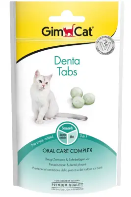 Gimcat Denta Tabs Ağız Diş Sağlığı Kedi Ödül Tableti 40 Gr - 1