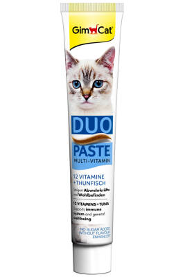 GimCat Duo Paste Multivitamin Tuna Balığı ve 12 Vitamin 50gr - 1