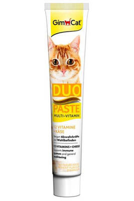 GimCat Duo Paste Peynirli 12 Vitaminli Kedi Macunu 50gr - 1