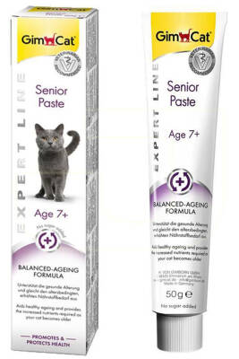 GimCat Expert Line Senior Paste Yaşlı Kedi Vitamin Macunu 50gr - 1