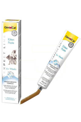 GimCat Kitten Paste Yavru Kediler İçin Kalsiyumlu Vitamin Macunu 50gr - 1