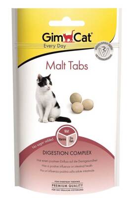 GimCat Malt Tabs Kedi Ödül Tableti 40gr - 1