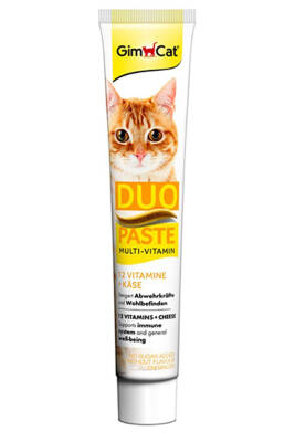 GimCat Multi-Vitamin Duo Paste Peynir + 12 Vitaminli 50gr - 1