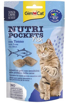 Gimcat Nutri Pockets Ton Balıklı Kedi Ödülü 60gr - 1