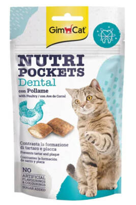 Gimcat Nutripockets Dental Kedi Ödül Tableti 60gr - 1