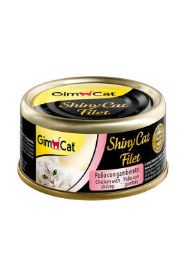 GimCat Shinycat Fileto Tavuk Karides 70gr - 1