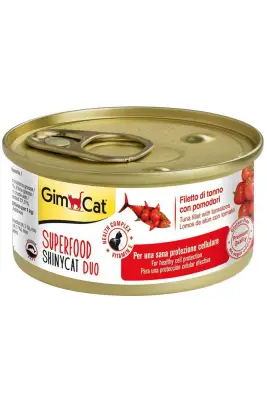 Gimcat Shinycat Fileto Ton Balığı ve Domatesli Kedi Konservesi 70gr - 1