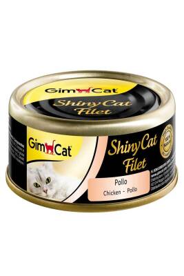 Gimcat Shinycat Kıyılmış Tavuklu Yetişkin Kedi Konservesi 70 Gr - 1