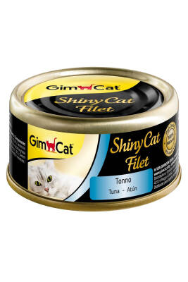 GimCat Shinycat Kıyılmış Ton Balıklı Kedi Konservesi 70gr - 1