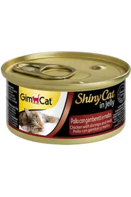 GimCat ShinyCat Tavuk Karides ve Malt Özlü Kedi Konservesi 70gr - 1