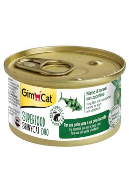 GimCat ShinyCat Tuna Balığı ve Kabaklı Kedi Konservesi 70gr - 1