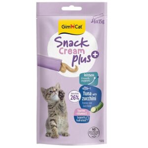 Gimcat Snack Cream Kitten Tuna Zucchini Yavru Ek Besin Kedi Ödülü 6 x 15 Gr - GIMCAT