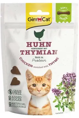 Gimcat Tahılsız Tavuk ve Kekikli Kedi Ödül Bisküvisi 60gr - 1