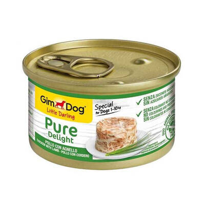 Gimdog Pure Delight Tavuklu ve Kuzulu Köpek Konservesi 85gr - 1