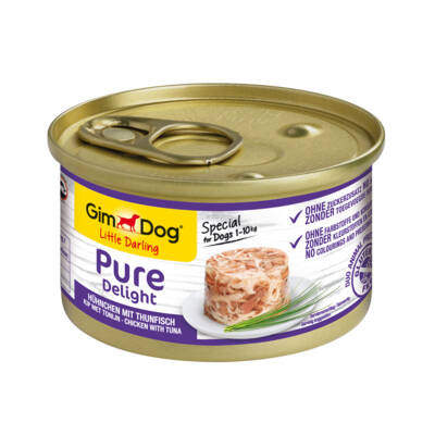 Gimdog Pure Delight Tavuklu ve Tunalı Köpek Konservesi 85gr - 1