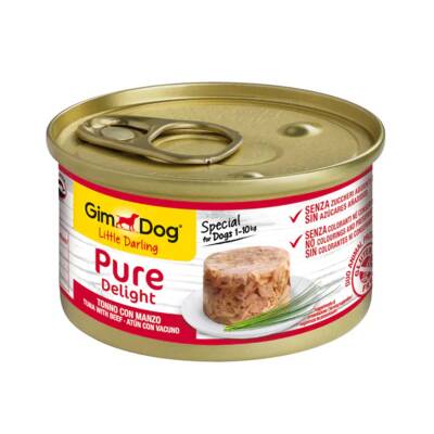 Gimdog Pure Delight Tuna Balıklı ve Biftekli Köpek Konservesi 85gr - 1