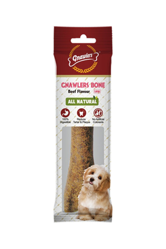 Gnawlers Beef Bone Biftekli Köpek Ödül Kemiği 20cm 265 gr - 1