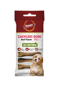Gnawlers Bone Beef Köpek Ödül Kemiği Beef Flavour 6'lı 108gr - Gnawlers