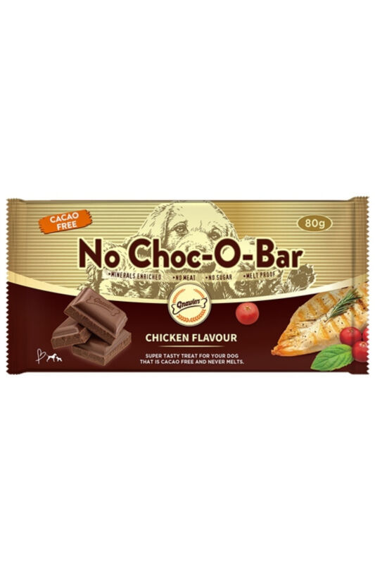 Gnawlers No Choc-O-Bar Tavuklu Köpek Ödül Çikolatası 80 Gr - 1