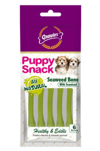 Gnawlers Seaweed Bone Deniz Yosunlu Yavru Köpek Ödül Kemiği 6'lı 40 Gr - GNAWLERS
