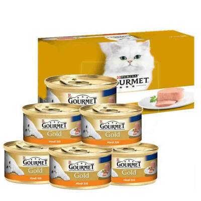 Gourmet Gold Kıyılmış Hindi Etli Yetişkin Kedi Konservesi 6x85gr - 1